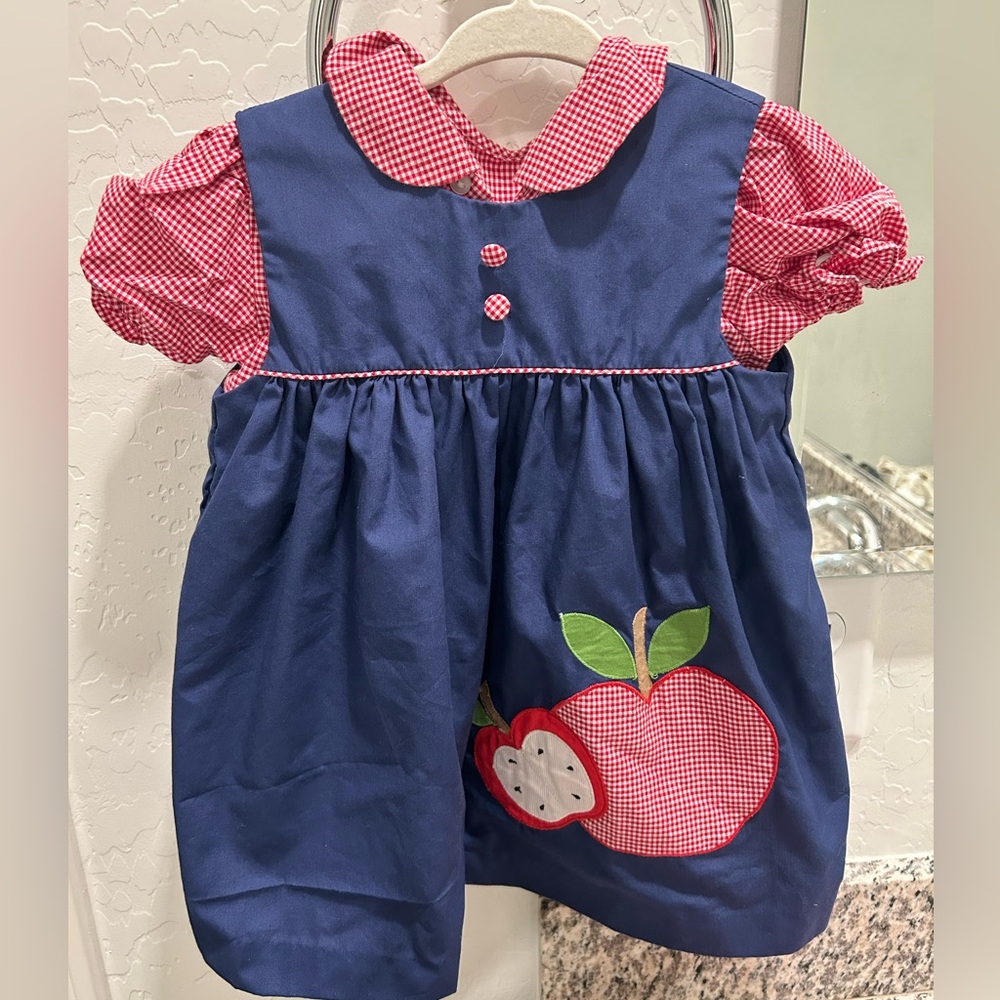 Petit Ami Apple dress 12 months